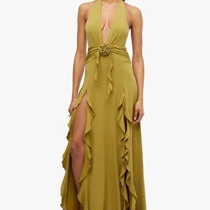 Brand new We Wore What ruffle maxi dress